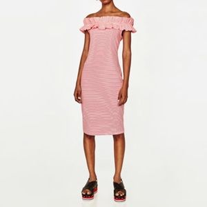 Zara Off The Shoulder Dress
